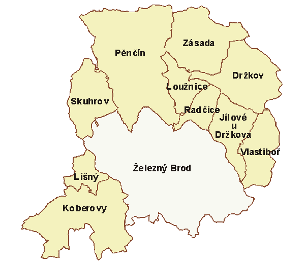 mapa rozšířené působnosti